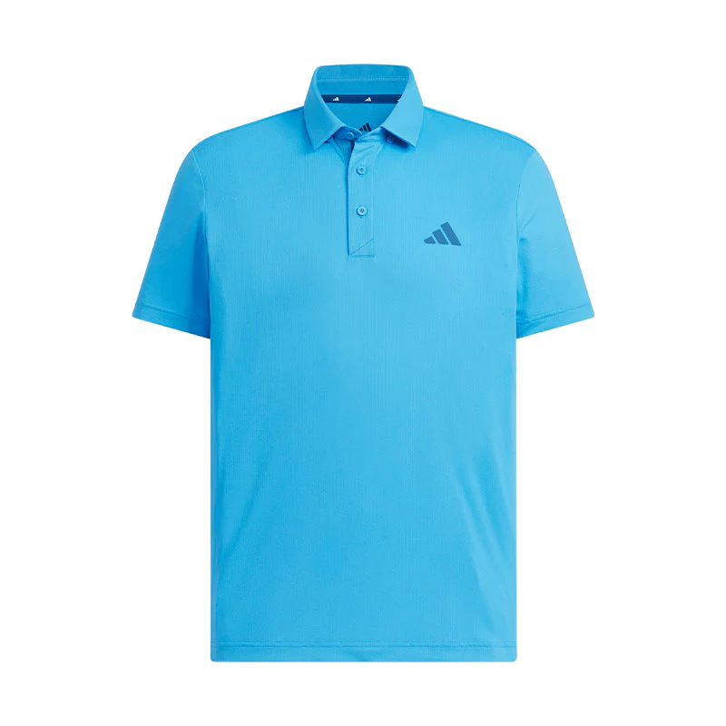 ADIDAS Back Print Men's Polo (Blue)