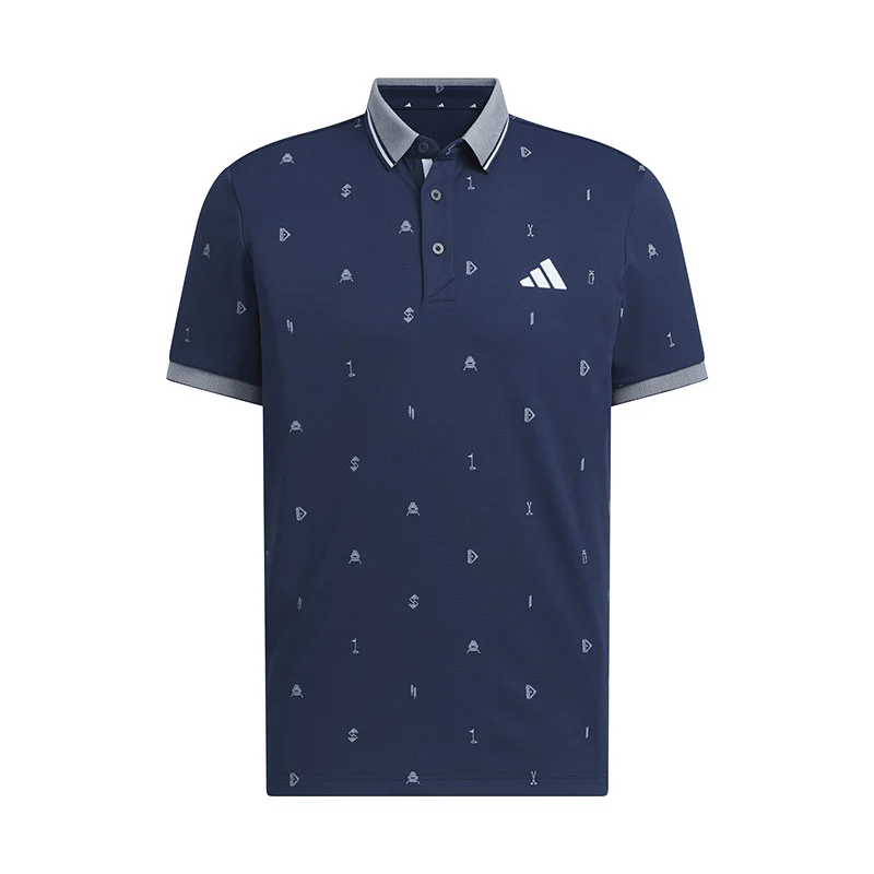 ADIDAS Monogram Men's Polo (Navy)