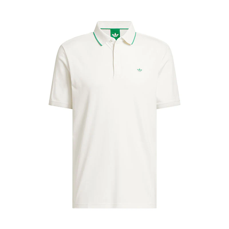 ADIDAS Originals Twistknit Trefoil Men's Polo (White/Green)