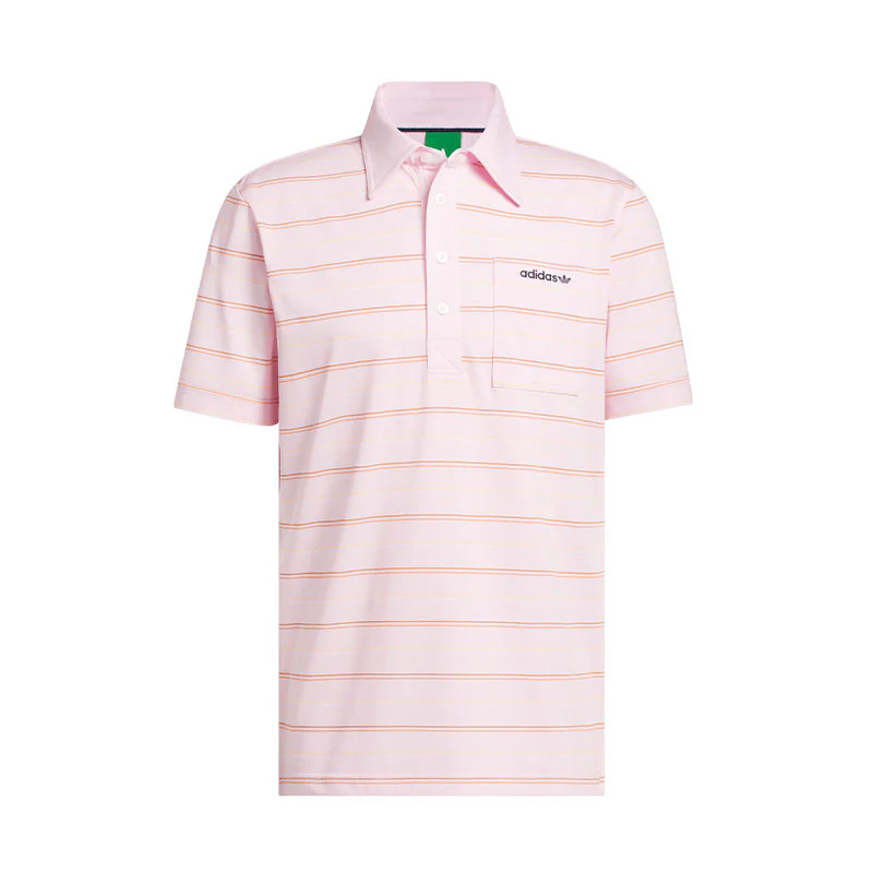 ADIDAS Originals Archive Stripe Men's Polo (Pink)