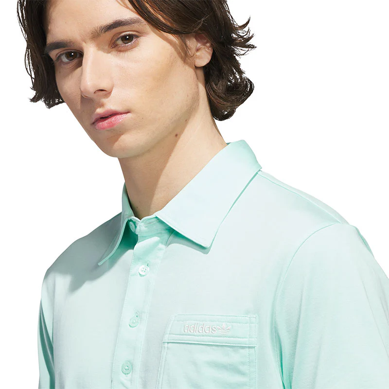 ADIDAS Originals Archive Pocket Men's Polo (Mint) - Image 3