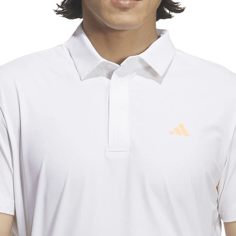 ADIDAS Ultimate365 Tour Climacool Men's Polo (White) - Image 3