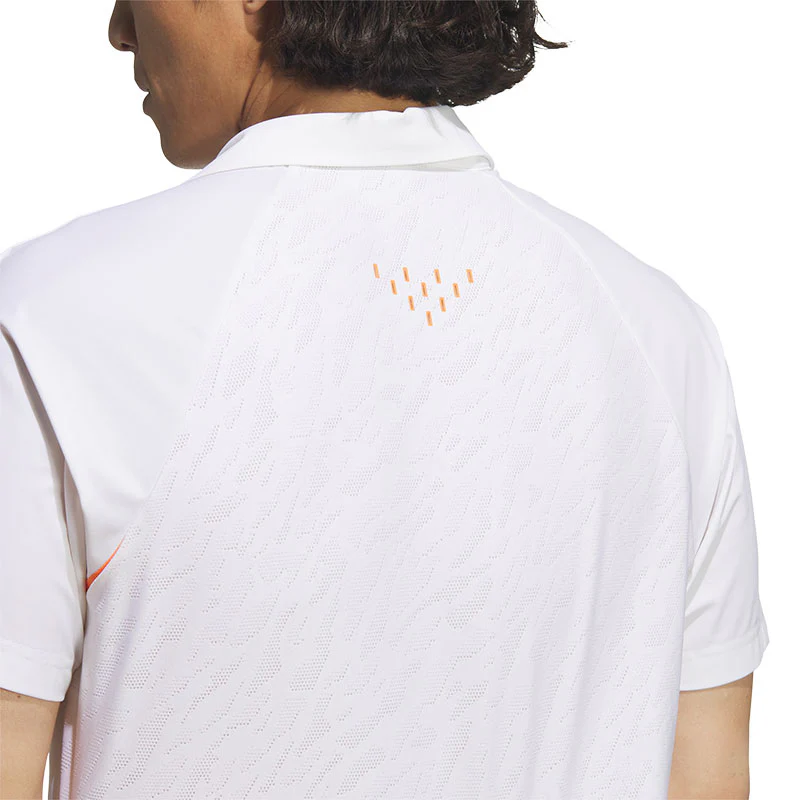 ADIDAS Ultimate365 Tour Climacool Men's Polo (White) - Image 4