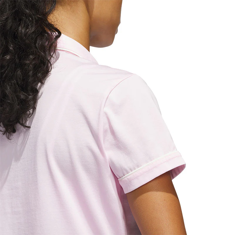 ADIDAS Originals Solid Women's Polo (Pink) - Image 4