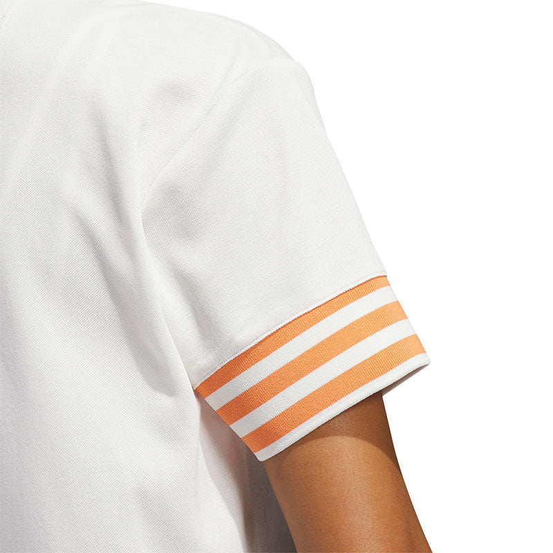 ADIDAS Originals 3-Stripe Women's Polo (White) - Image 4