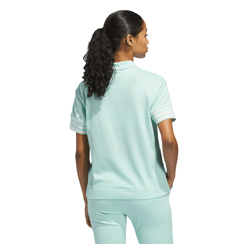 ADIDAS Originals 3-Stripe Women's Polo (Mint) - Image 2