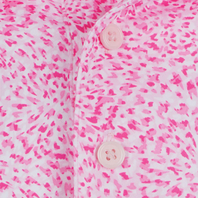 GFORE Fireworks Print Tech Jersey Men's Polo (Blush) - Image 3
