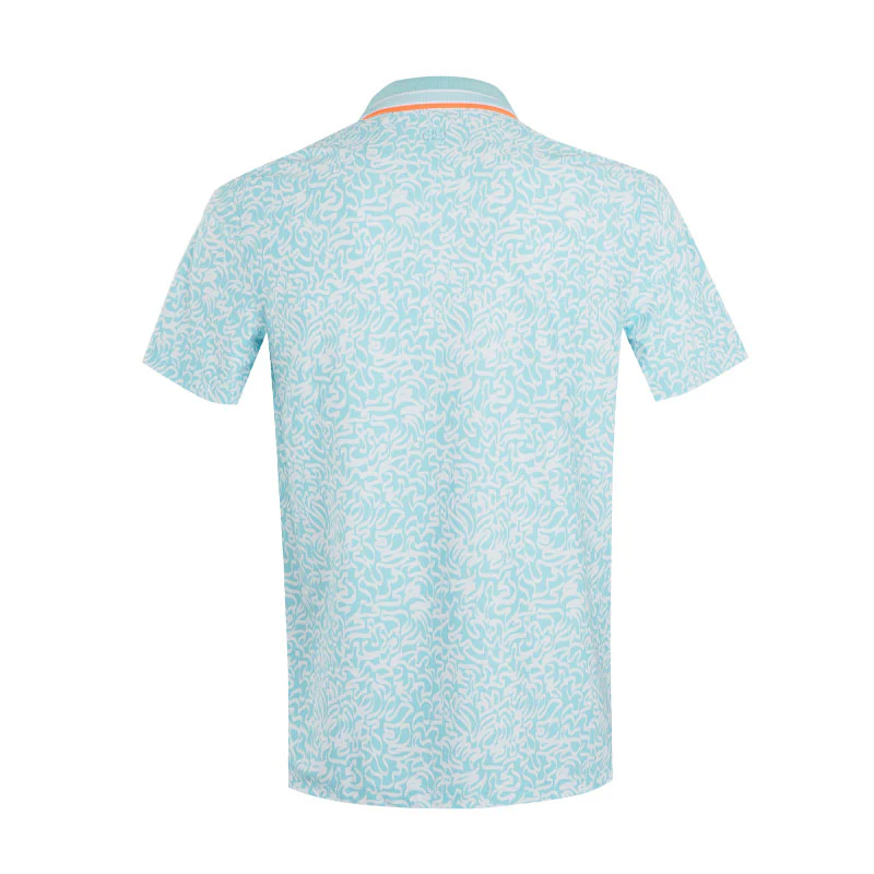 GFORE Scribble Men's Tech Jersey Polo (Cenote) - Image 2