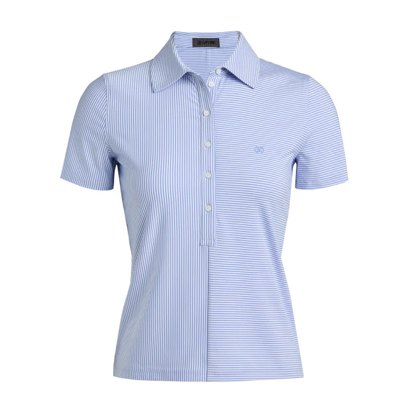 GFORE Mix Stripe Women's Polo (Willow)