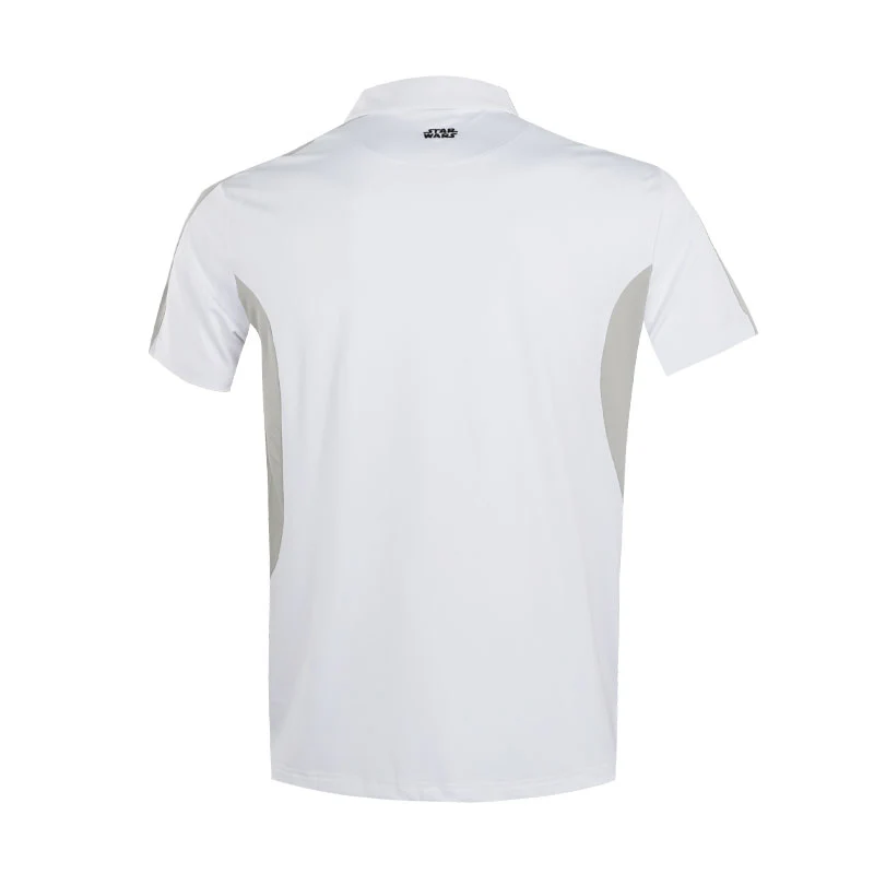 DISNEY Storm Trooper Mesh Men's Polo (White/Grey) - Image 2