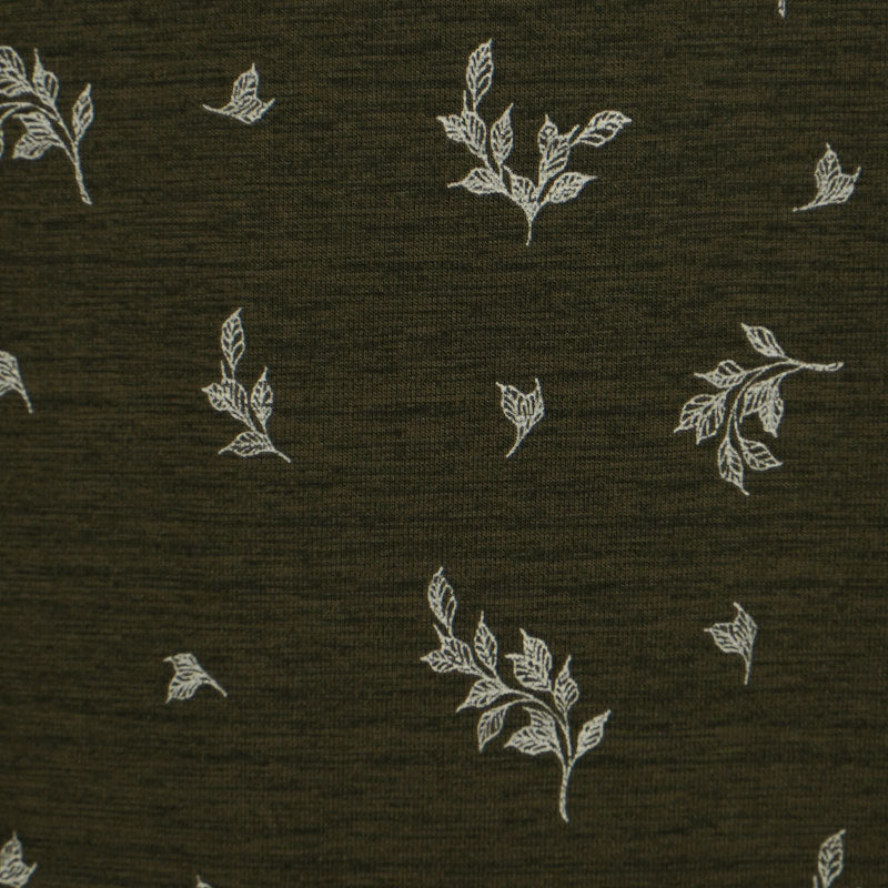 CALVIN KLEIN Colton Print Men's Polo (Olive) - Image 4
