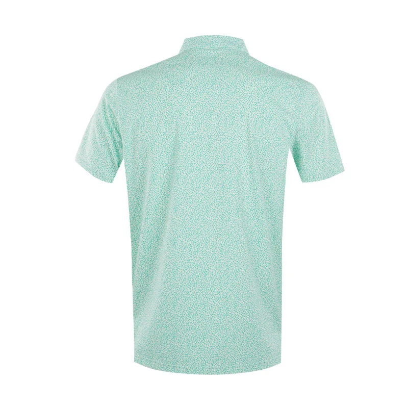 CALVIN KLEIN Watkins Print Men's Polo (Mint) - Image 2