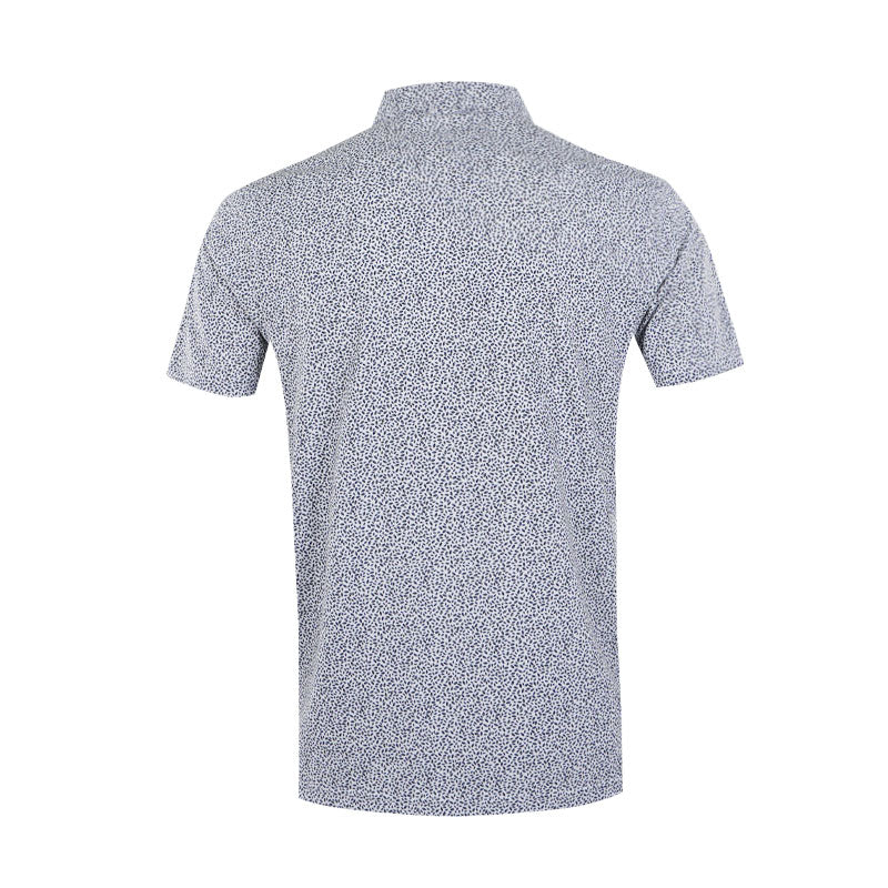 CALVIN KLEIN Watkins Print Men's Polo (Navy) - Image 2