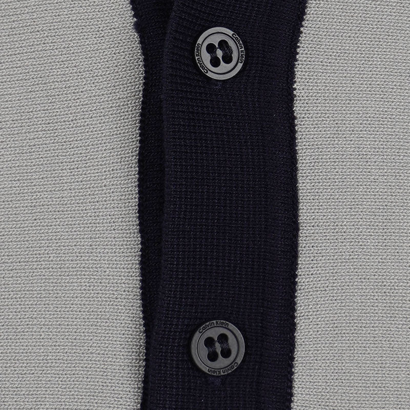 CALVIN KLEIN Monard Men's Knitted Polo (Navy) - Image 3
