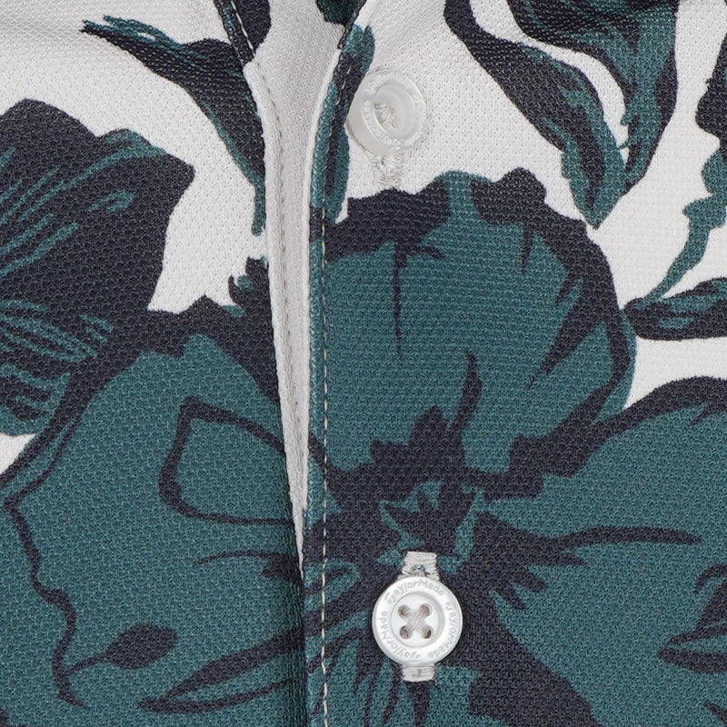 TAYLORMADE Liberty Fabric Men's Polo (Teal) - Image 3