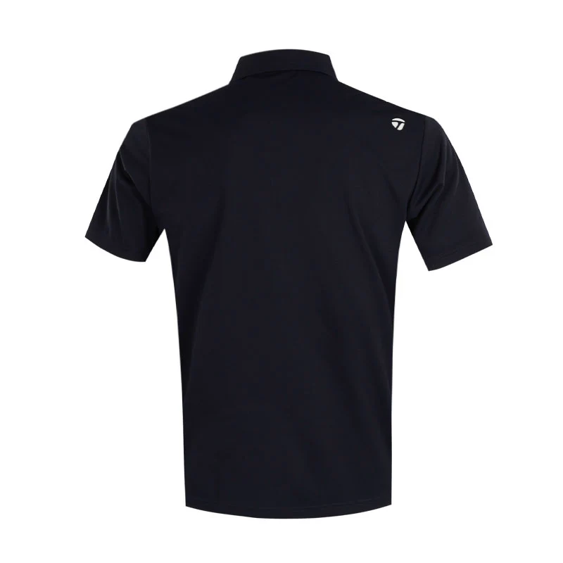 TAYLORMADE Vertical Stripe Men's Polo (Navy) - Image 2
