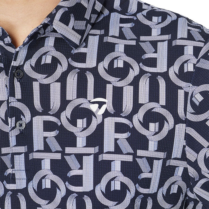 TAYLORMADE T-ICE T-AIR Graphic Women's Polo (Navy) - Image 3
