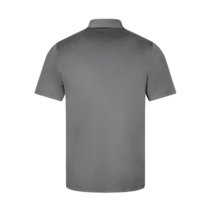 PETER MILLAR Solid Men's Performance Jersey Polo (Gale Grey) - Image 2