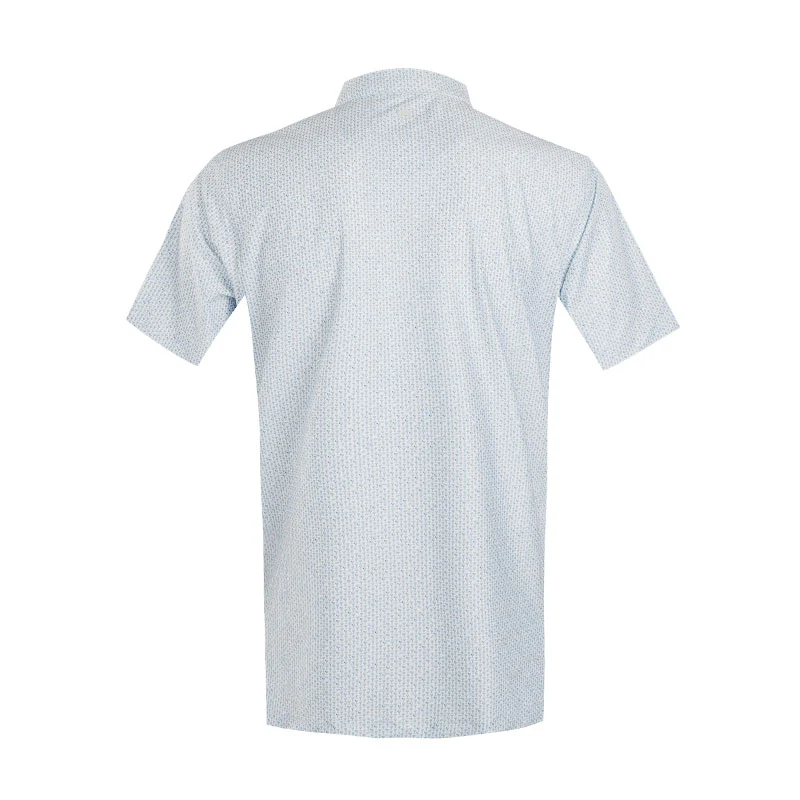 PETER MILLAR Paper Plane Men's Performance Jersey Polo (White) - Image 2