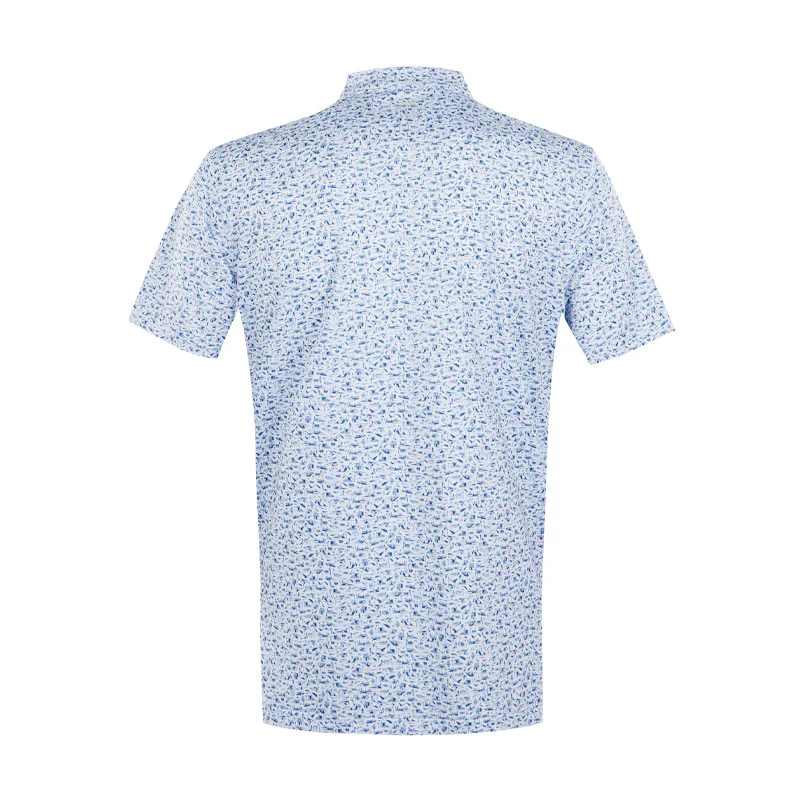 PETER MILLAR Coastline Men's Performance Jersey Polo (White) - Image 2