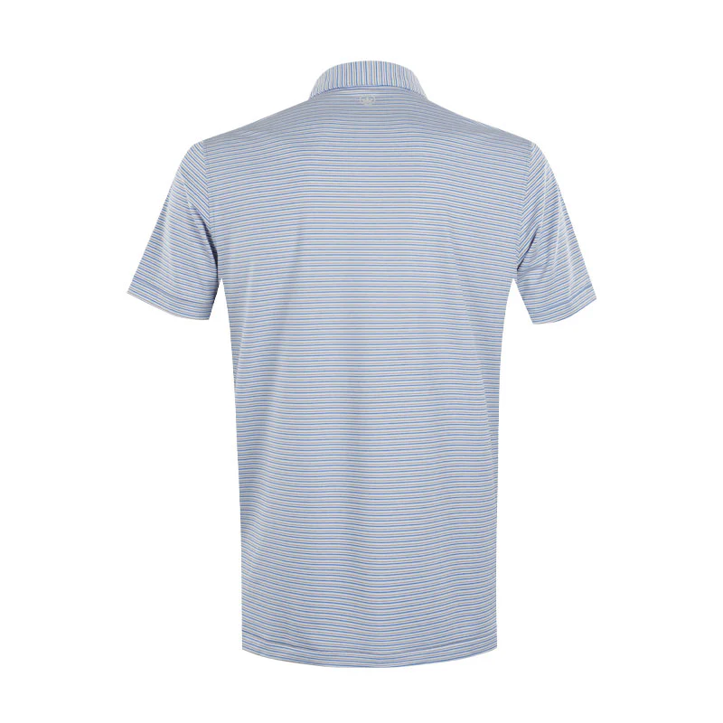 PETER MILLAR Alda Men's Performance Jersey Polo (Dusk Blue) - Image 2