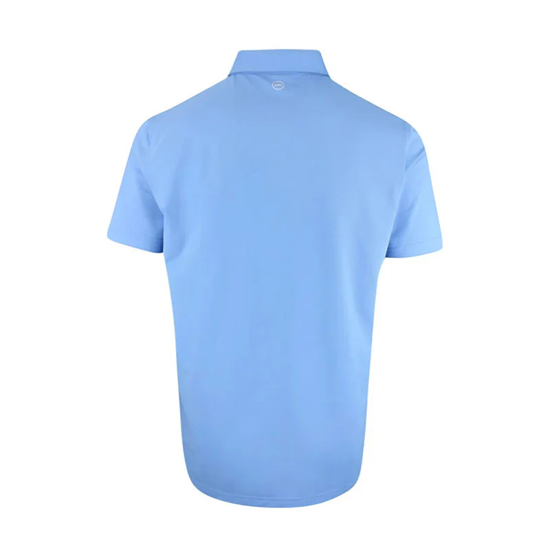 PETER MILLAR Soul Performance Mesh Men's Polo (Iris Mist) - Image 2