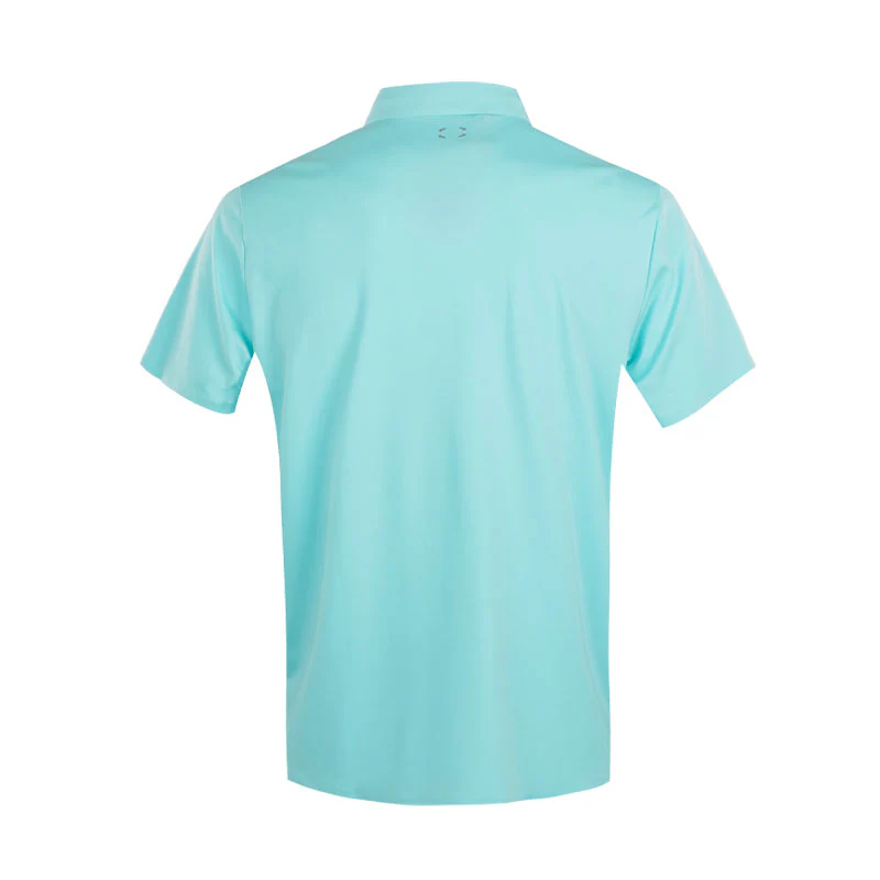 UNDER ARMOUR Halo Bonded Men's Polo (Neo Turquoise) - Image 2