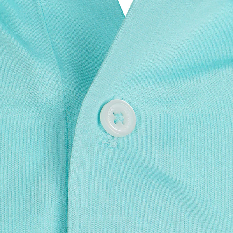 UNDER ARMOUR Halo Bonded Men's Polo (Neo Turquoise) - Image 3
