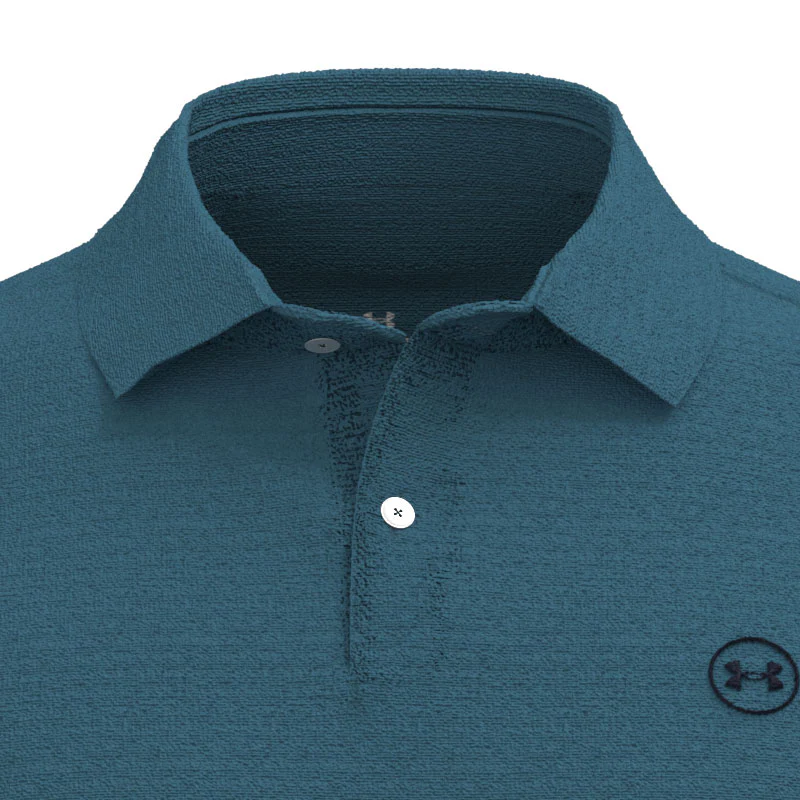 UNDER ARMOUR Drive Chill Men's Polo (Boundless Blue) - Image 3