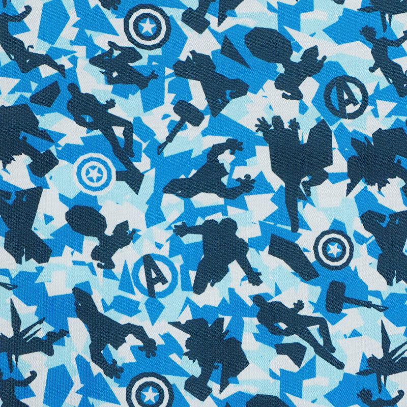 DISNEY Avengers Print Men's Polo (Multi Blue) - Image 4