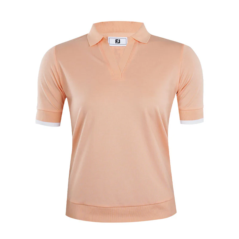 FOOTJOY Knit Women's Polo (Peach)