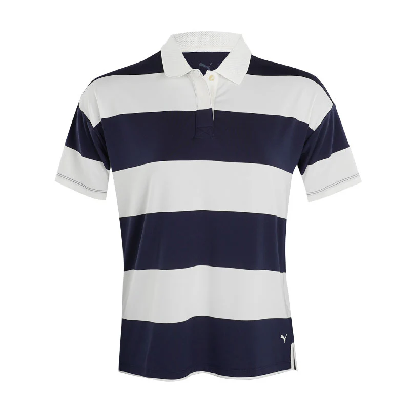 PUMA CLOUDSOUN Rugby Women's Polo (White/Navy)