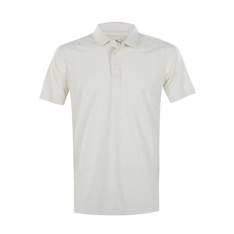 PUMA MATTR Check Golf Men's Polo (Warm White)