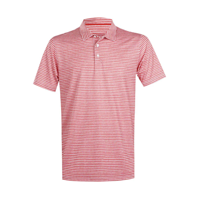 PUMA MATTR Stadium Men's Polo (White/Candy Apple)
