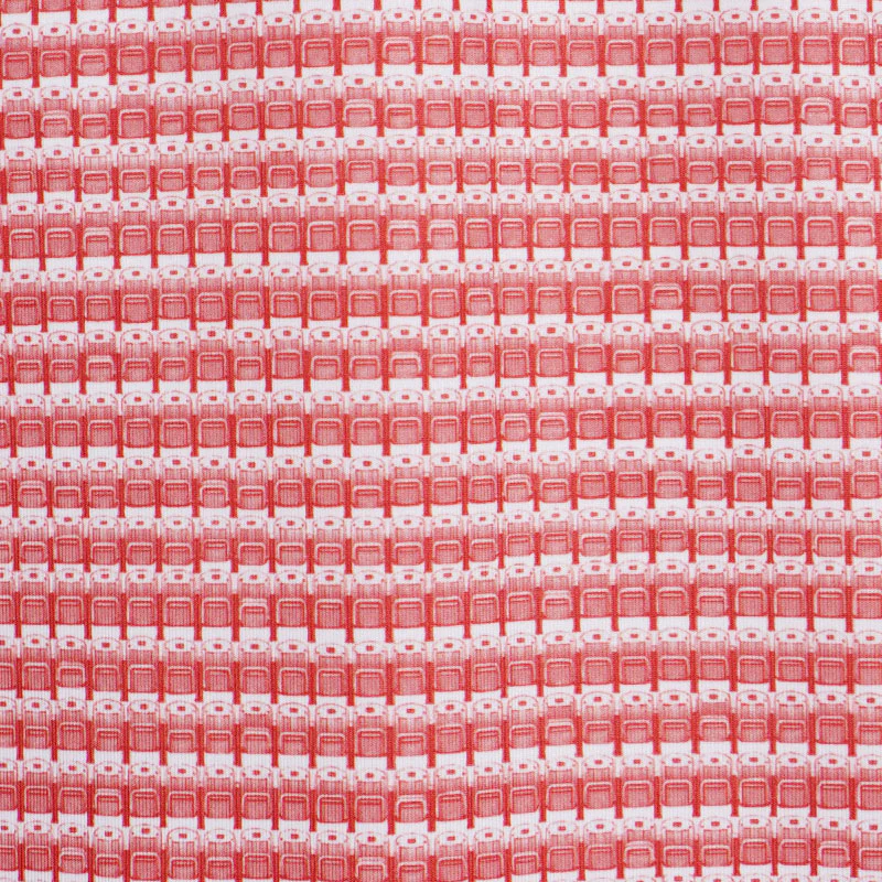PUMA MATTR Stadium Men's Polo (White/Candy Apple) - Image 4