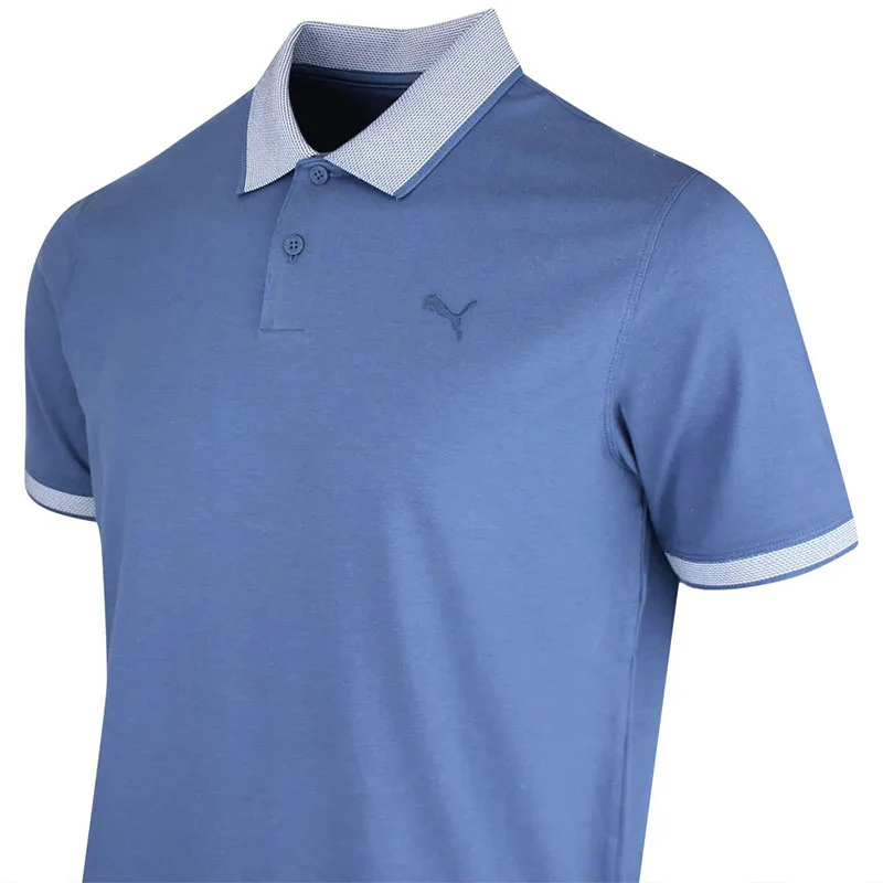 PUMA Modalon Crafted LC Men's Polo (Dark Indigo) - Image 4