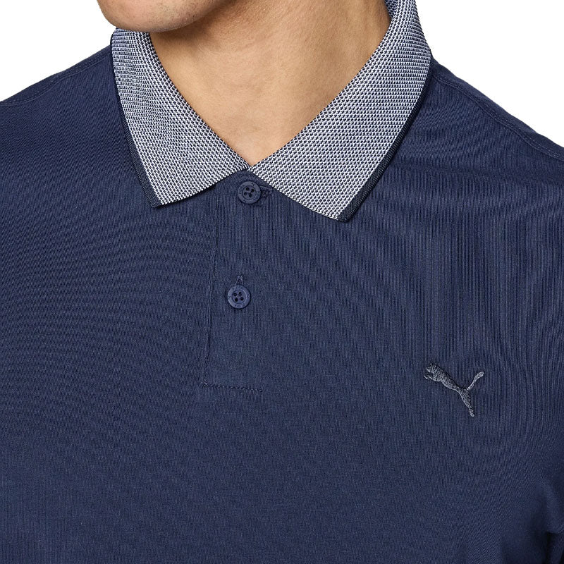 PUMA Modalon Crafted LC Men's Polo (Deep Navy) - Image 3