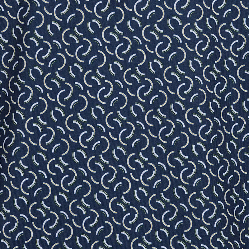 FOOTJOY Arc Geo Lisle Men's Polo (Navy) - Image 4