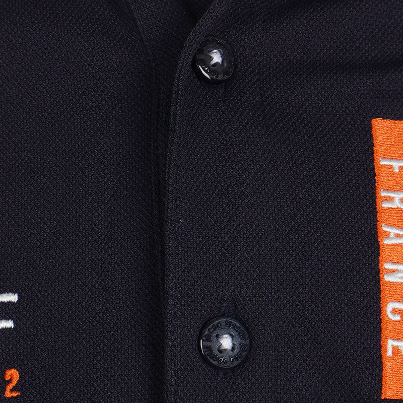 LE COQ SPORTIF GOLF Marking Design Men's Polo (Navy) - Image 3