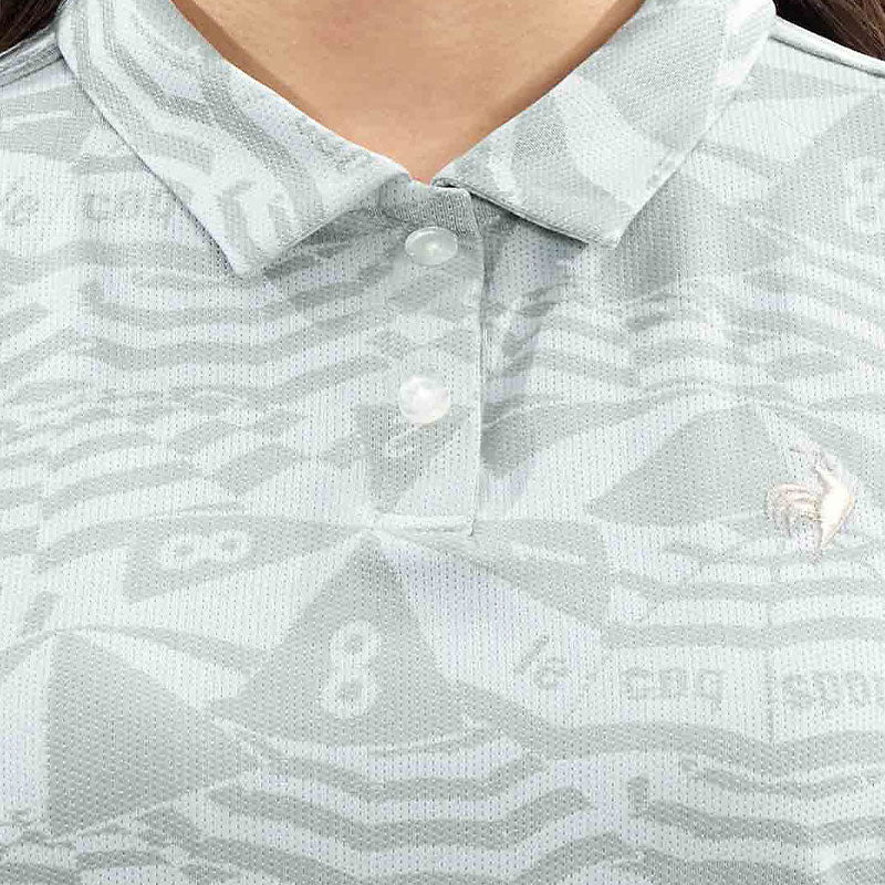 LE COQ SPORTIF GOLF Women's Polo (Grey) - Image 3