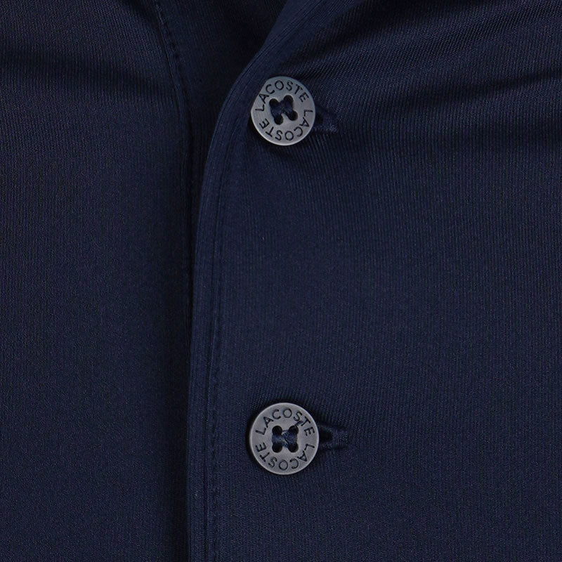 LACOSTE Regular Fit UV Protect Men's Polo (Navy) - Image 3