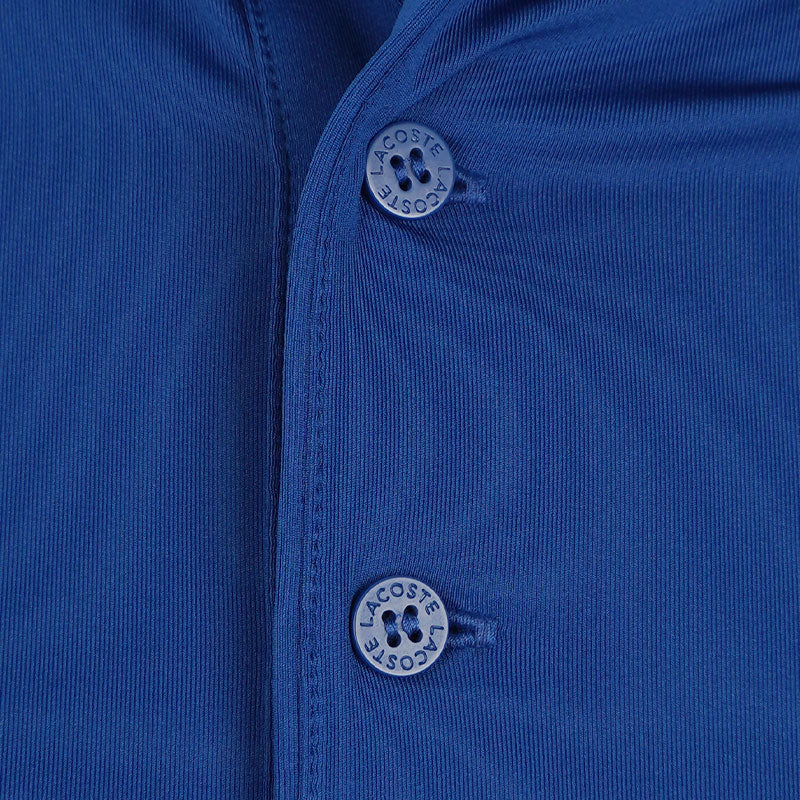 LACOSTE Regular Fit UV Protect Men's Polo (France Blue) - Image 3
