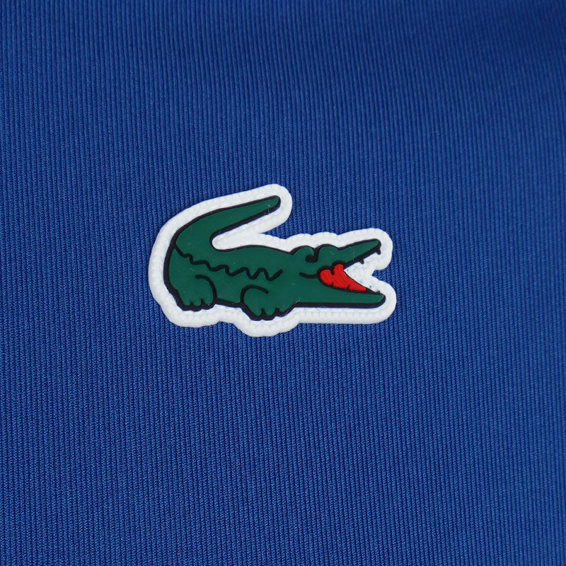 LACOSTE Regular Fit UV Protect Men's Polo (France Blue) - Image 4