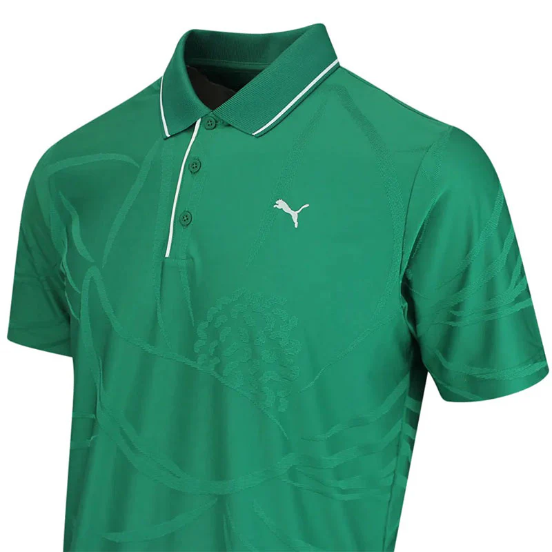 PUMA 30904 Men's Polo (Luso Green) - Image 4