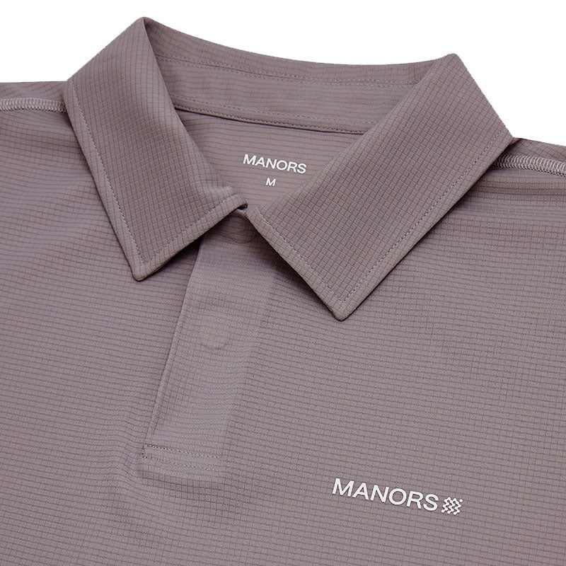 MANORS Outsider Polartec Men's Polo (Shark) - Image 3