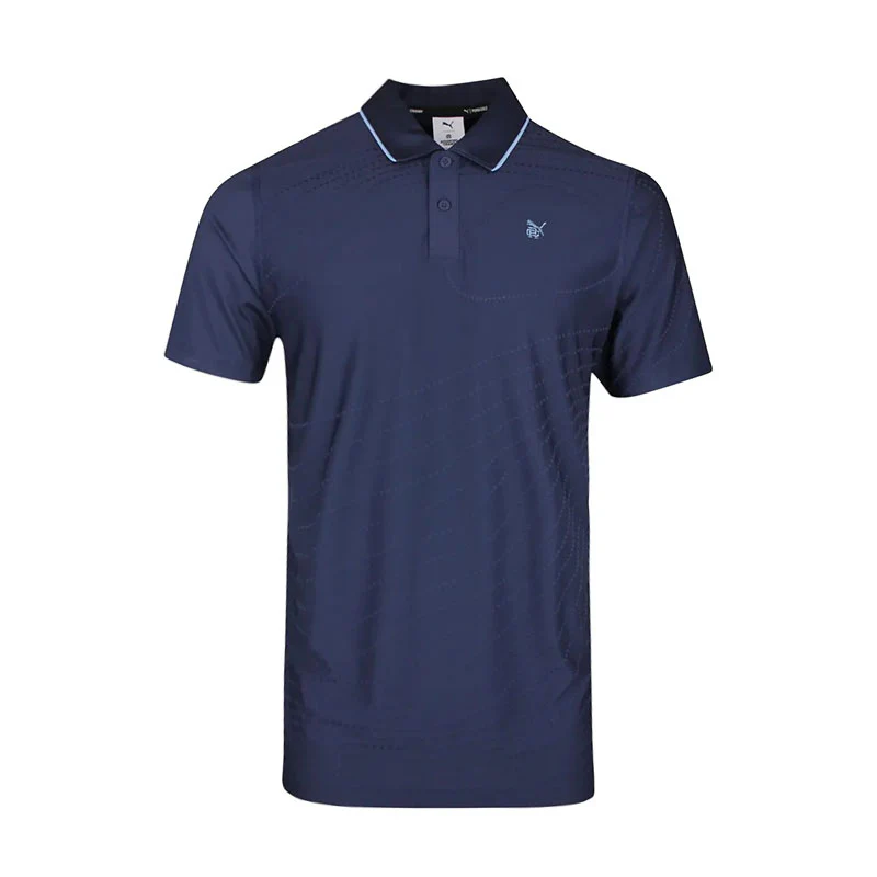 PUMA x Reigning Champ Jacquard Men's Polo (Deep Navy)