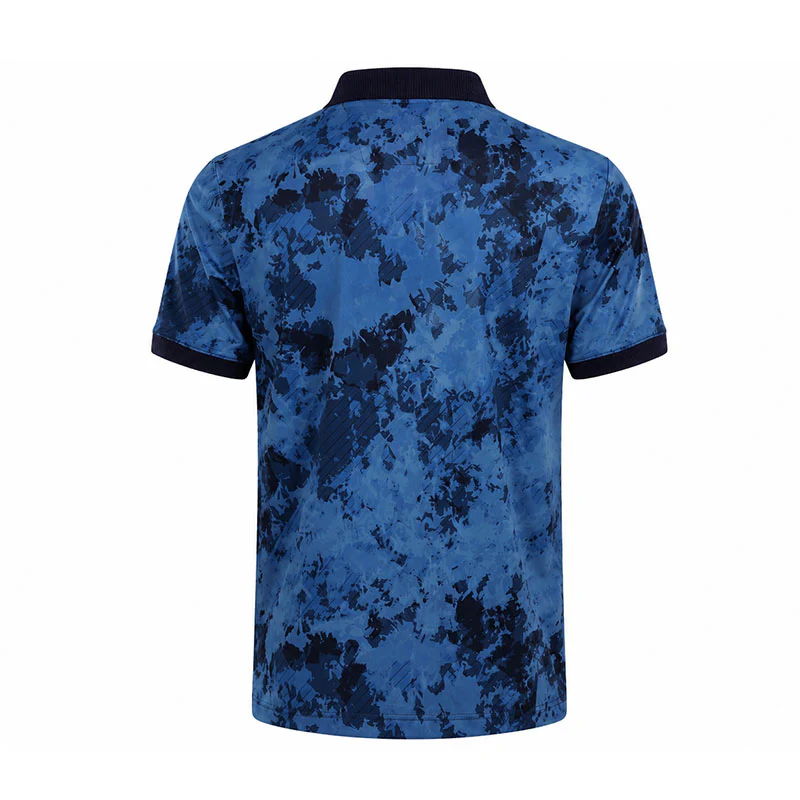 CALVIN KLEIN Digital Chaos Print Men's Polo (Navy) - Image 2