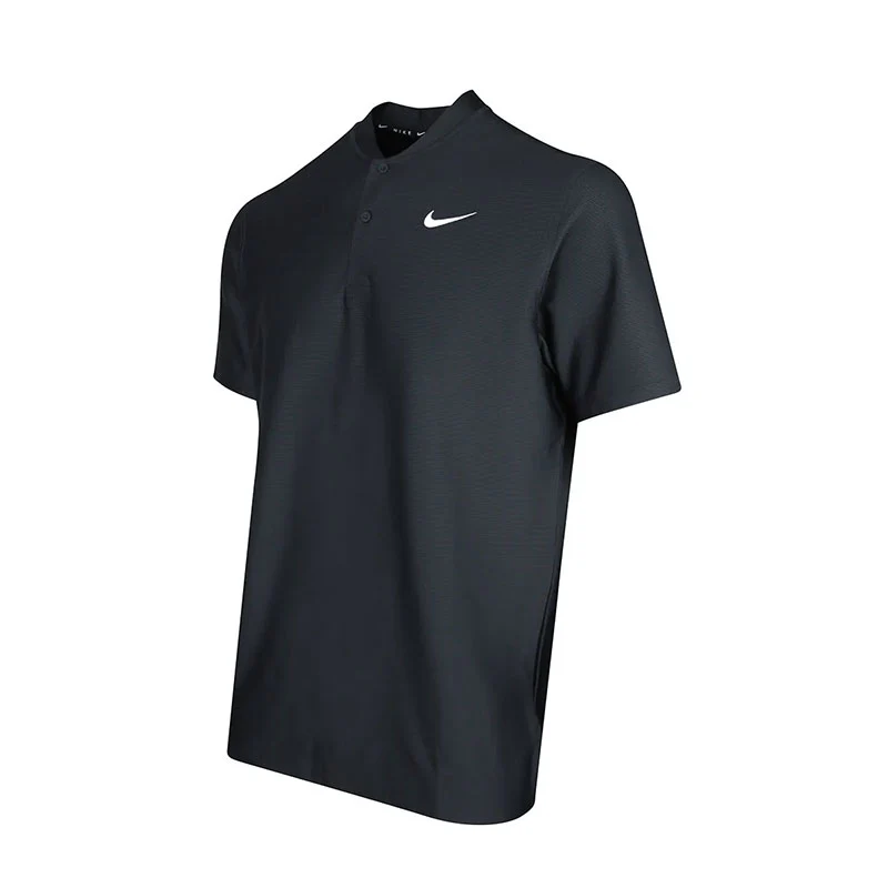 NIKE Dri-FIT Velocity Men's Polo (Black/White) - Image 3