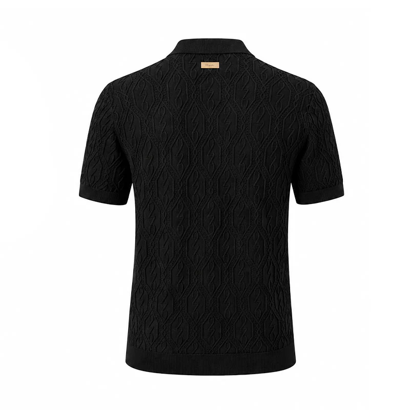 NIKE Jordan Sport Men's Button-Down Shirt (Black) - Image 2