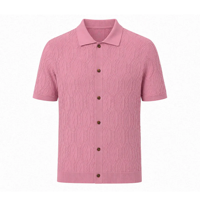 NIKE Jordan Sport Button-Down Men's Polo (Pink)